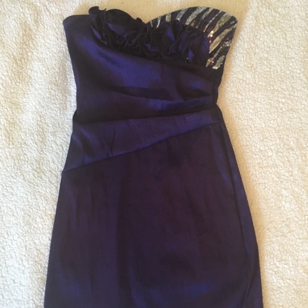 Purple Homecoming Dress